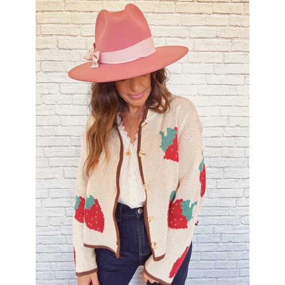 Strawberry Days Cardigan - Picture 1 of 5